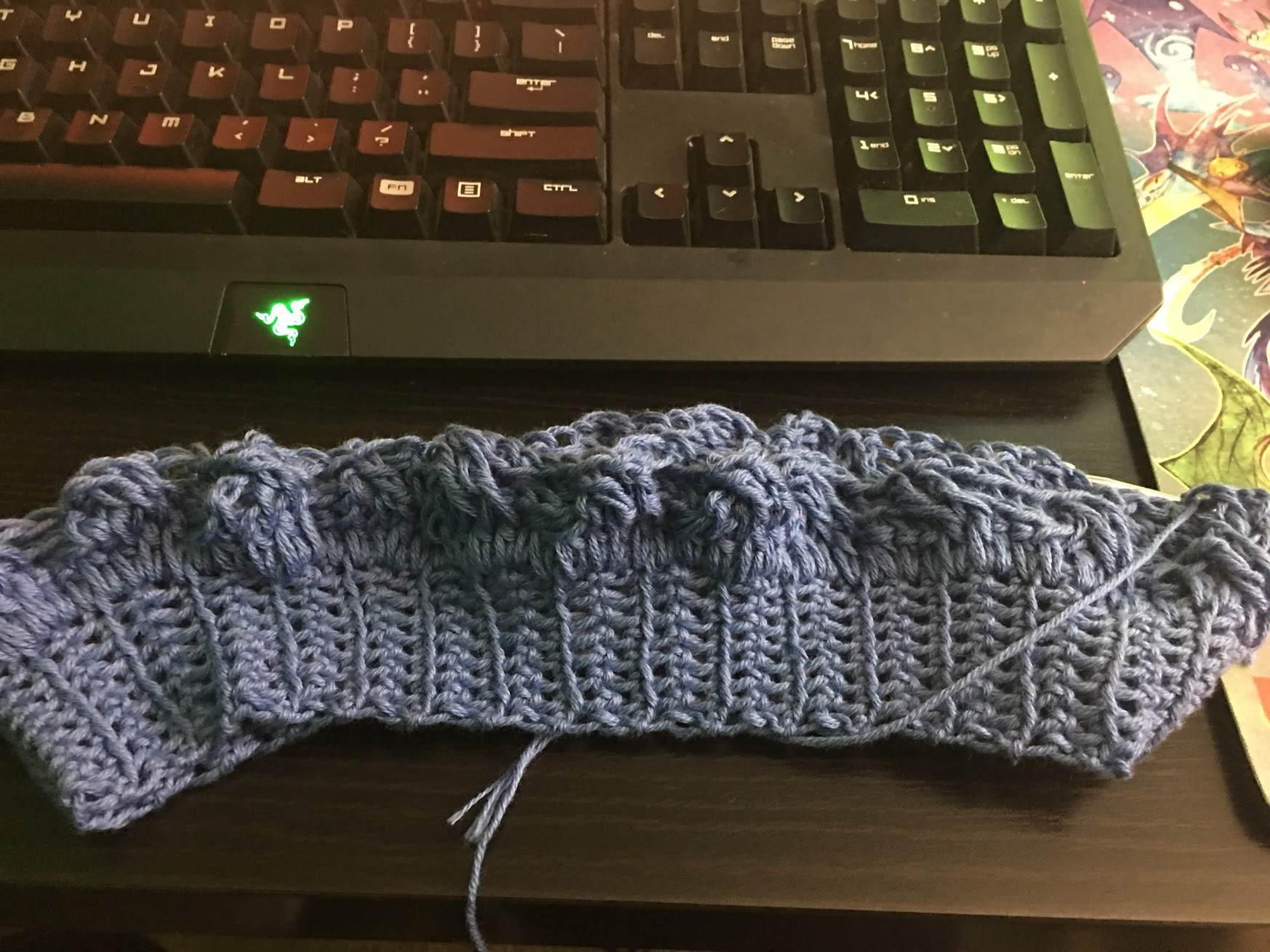 A picture of the start of my crochet at
